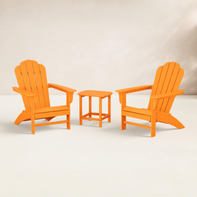 POLYWOOD Country Living Adirondack Chair Set