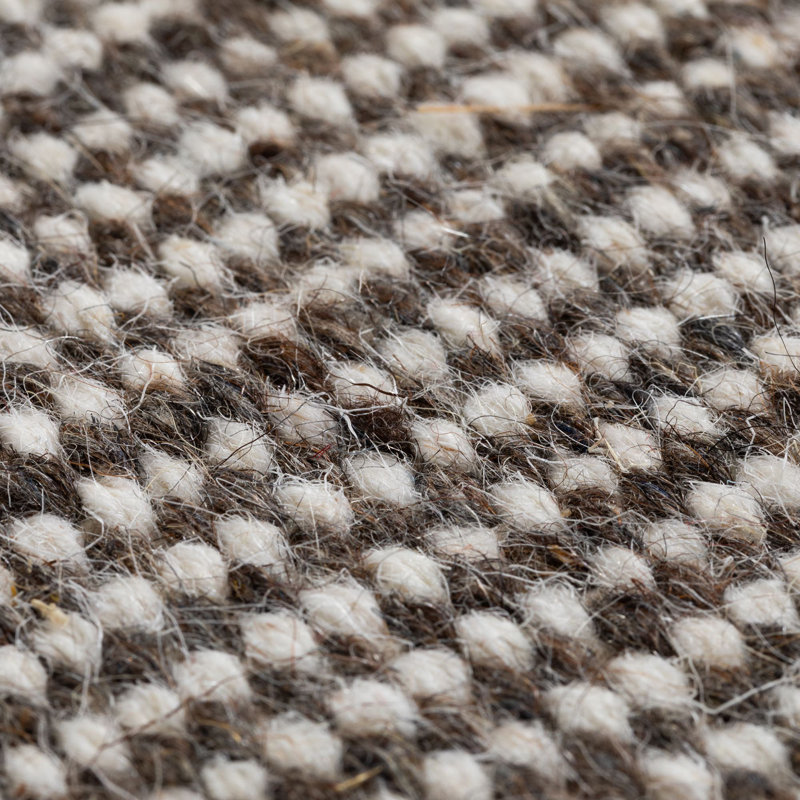 Bludovice Wool Hand Woven Area Rug, Grey/Brown/Blue, Rectangle 200 x 300cm