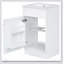 Meuble-lavabo de 18 pouces avec lavabo, armoire en panneau de fibres à densité moyenne durable, porte à fermeture en douceur et grand espace de rangement-1513691125