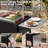 58.3" Argentine Santa Maria Freestanding Charcoal & Wood Fired BBQ Grill with Adjustable V-Grate and Side Table