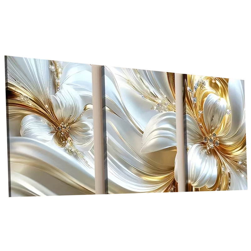 3 Piece Wrapped Canvas Wall Art, 30 cm H x 60 cm W