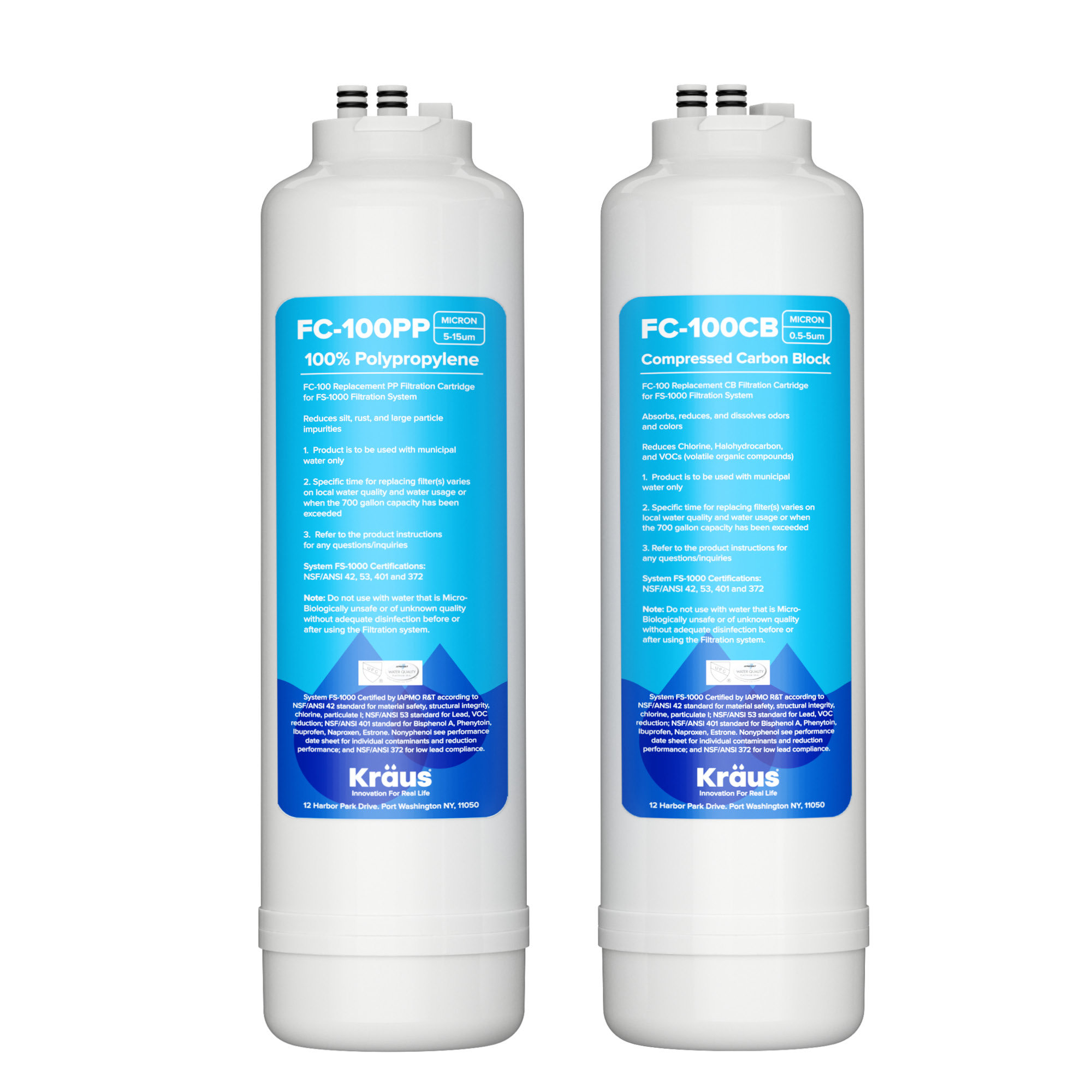 Bluefall Sediment Filter 2-Pack Sediment and Particulate Under Sink  Replacement Filter in the Replacement Water Filters & Cartridges department  at