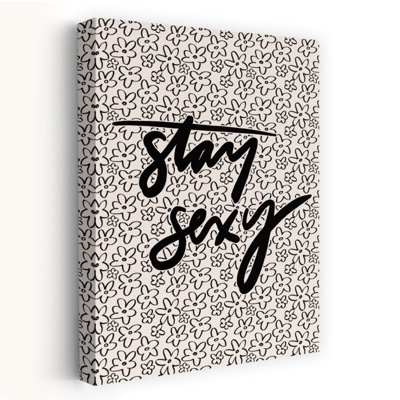 Stay Stay, impression florale minimaliste moderne