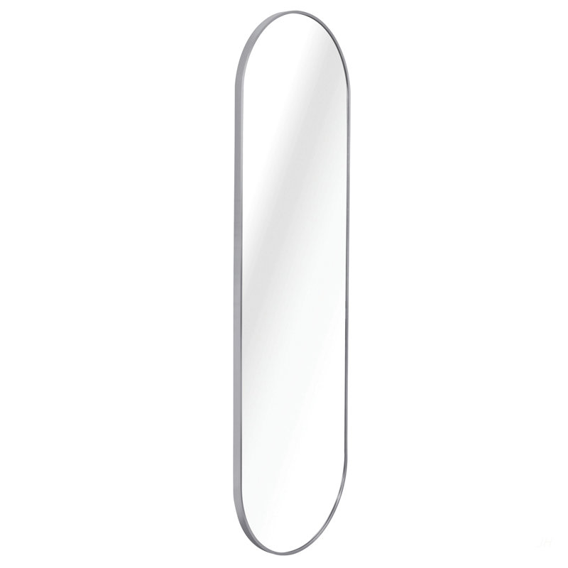 Miroir ou miroir de salle de bain argenté 63 x 20 po
