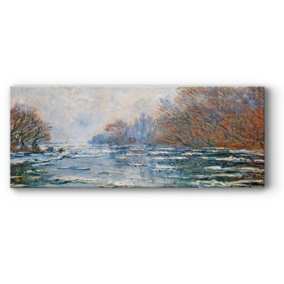" River Thawing Near Vetheuil, 1880 "