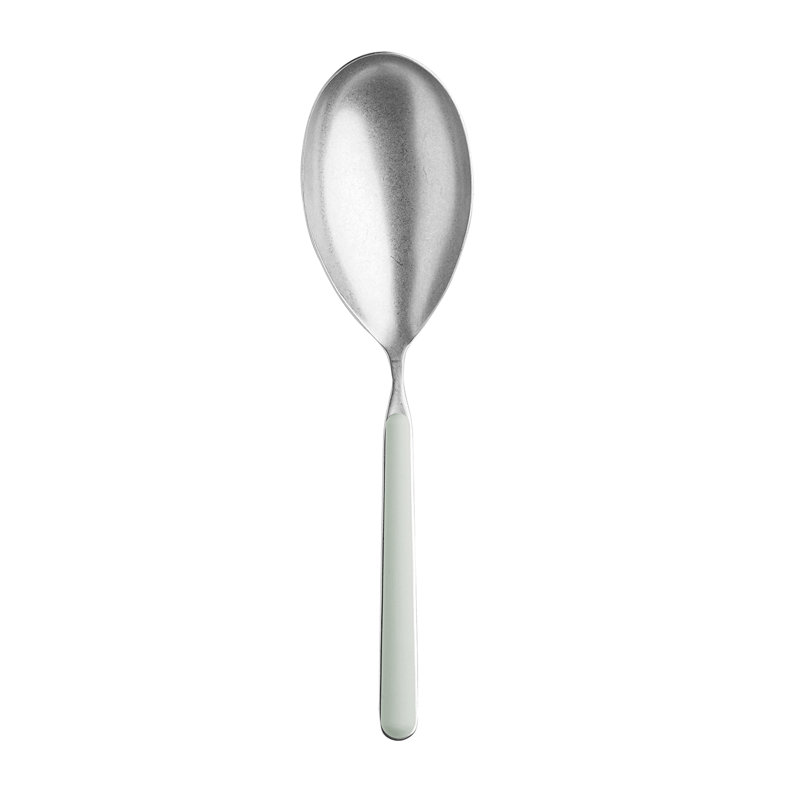Cuillère à risotto fantaisie étain - sauge, Sauge