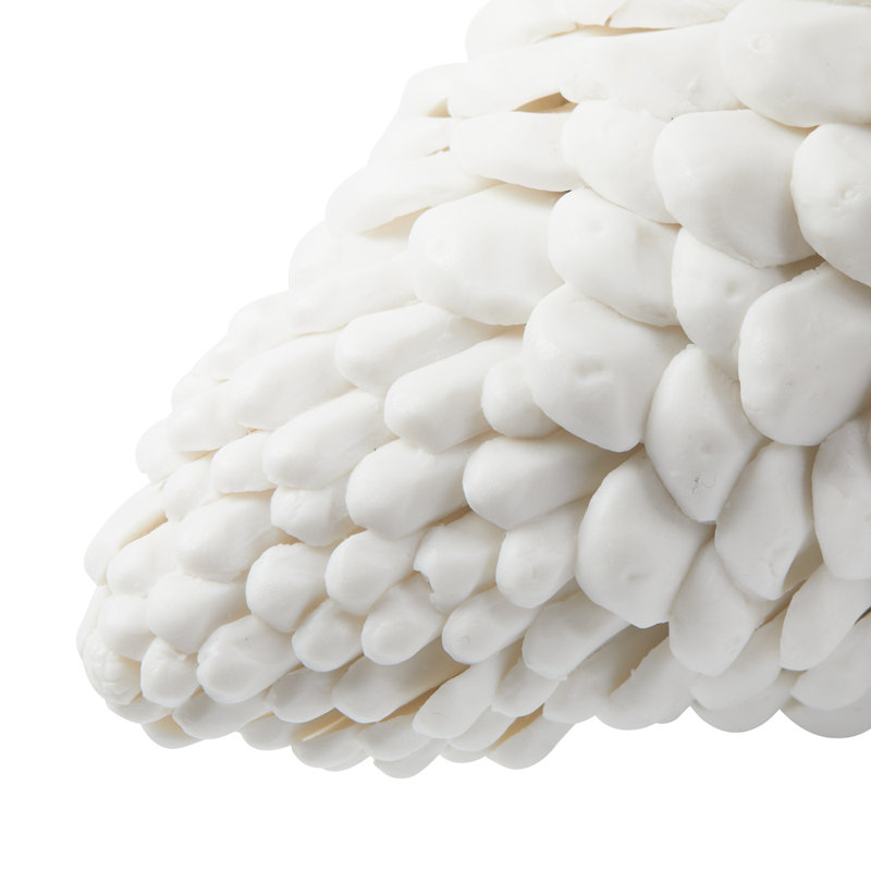 Blanc De Chine Pine Cone Sculpture