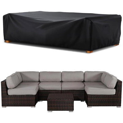 Heavy Duty and Waterproof Outdoor Lawn Patio Furniture Cover by Arlmont & Co.