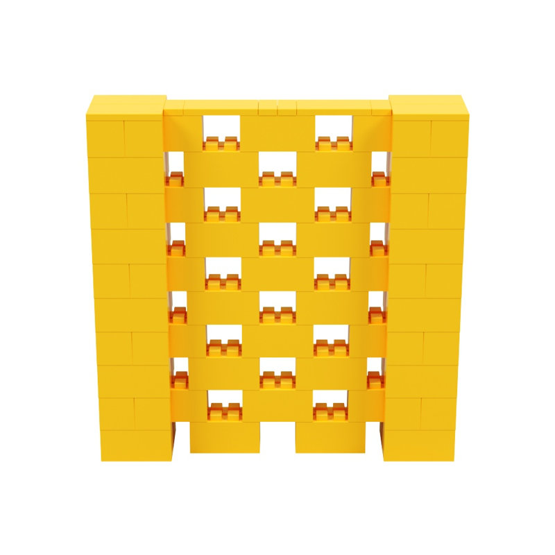 Ensemble mural Everblock, Jaune, H 60 po x l 60 po x P 12 po