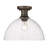 Bales Glass Semi-Flush Mount - Rubbed Bronze - Seeded Glass-422226208