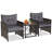 Donshay Acacia 2 - Person Patio Conversation Set with Cushions-2108614005