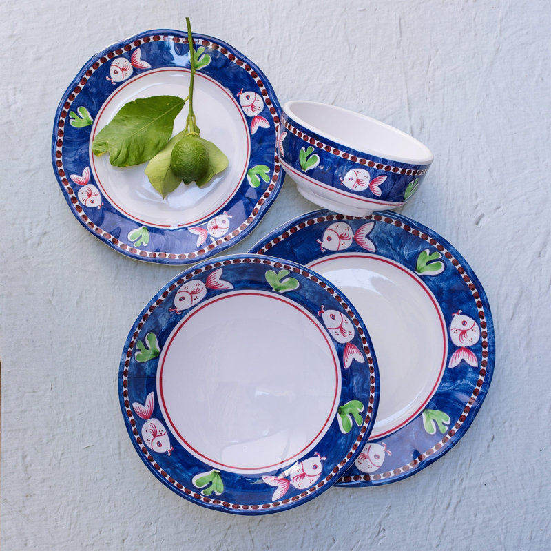 Campagna Handmade Melamine Salad/Dessert Plate