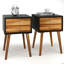 Table de chevet 2 tiroirs Satterfield