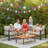 77" Wide L-Shaped Outdoor Patio Sectional Sofa With Cushions-2044750598-2023281260