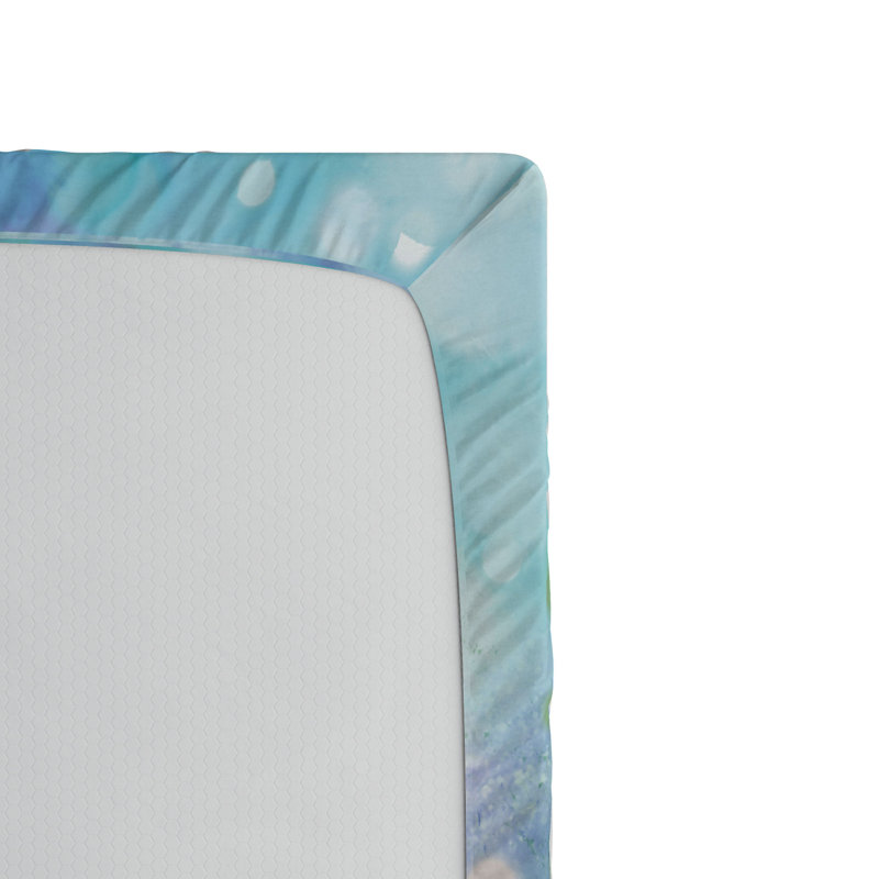 Microfiber Floral Fitted Sheet, Full Fitted Sheet