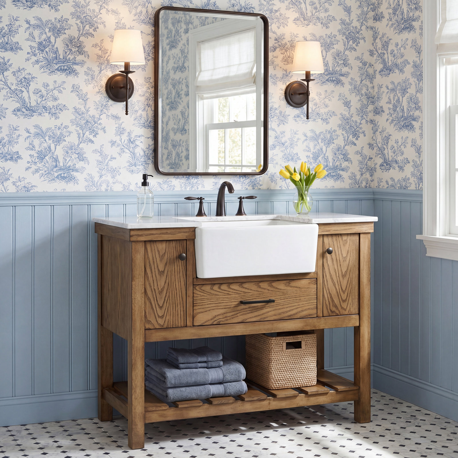Pelaghia 42'' Single Bathroom Vanity, Driftwood