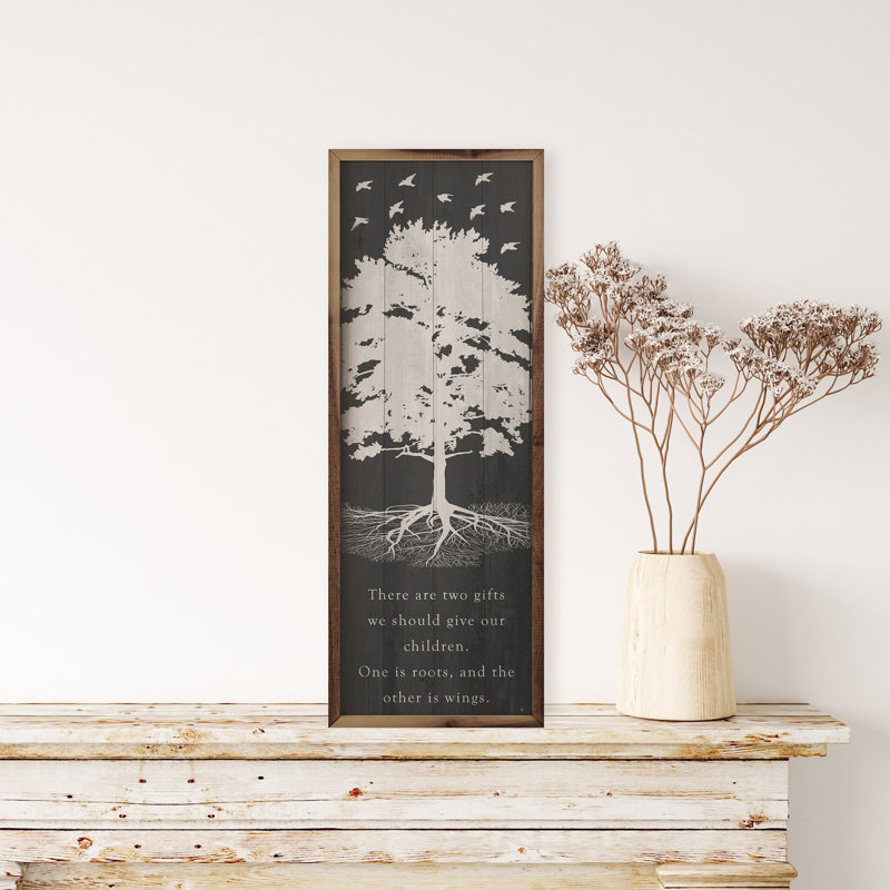 Roots And Wings Tree, H 12 po x l 4 po