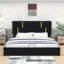 Grand lit plateforme avec rangement Meryem-716854974