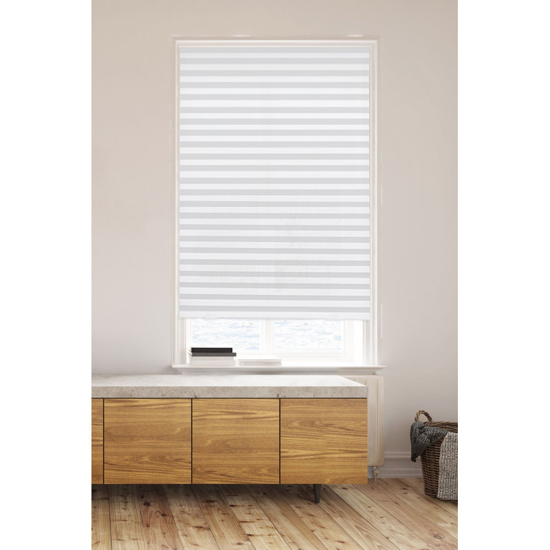 Cordless Sheer Pleated Shade, 48"W x 72"L