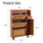 Minimalist MDF Shoe Cabinet with Versatile Design for Home Organization