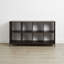 8-Compartment Large-Capacity Storage Cabinet With Metal Base And Retro Espresso Colour.-1994007012-1994007034