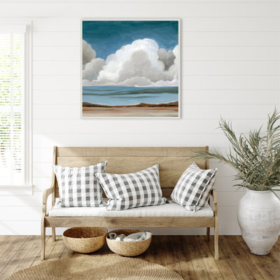 "Wide Plains I" par Grace Popp, reproduction d'art sur toile encadrée