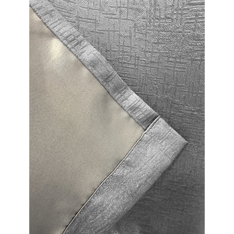 Biller Eyelet Thermal Light Reducing Curtain, Grey, 229cm Width x 137 cm Drop