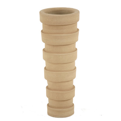 Vase à bracelet brun haut