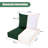 Fade Resistant Outdoor Chair Cushions Set Of 4, 24X24 Deep Seat Patio Cushions, 28D High Resilience Foam Replacement Patio Chair Cushions Set Of 4 With Removable Cover For Sofa, Adirondack Chair, Sectional,Dark Green-124950026-124950031