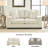 Calloway 70" Square Arm Loveseat with Reversible Cushions