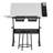 Crase Adjustable Metal Base Drafting Table