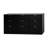 Black Nine-Drawer Chest, 63-Inch Large Capacity Deep Drawer Cabinet, Wooden Storage Cabinet With Nine Drawers-728187326