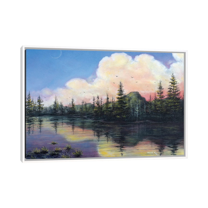 Thinking Of P.N.W. by ColorByFeliks - Print on Canvas, White Framed, 66.04 cm H x 45.72 cm W