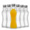 Ensemble de 6 bouteilles d'eau en verre cannelé Brightware Spring - 16 oz 