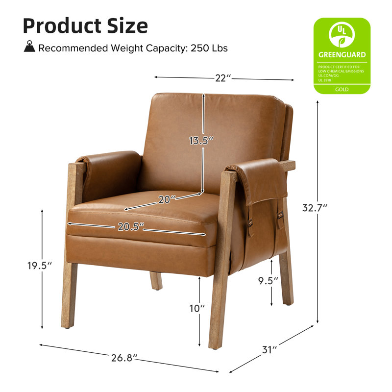 Fauteuil Arhiana, Chameau