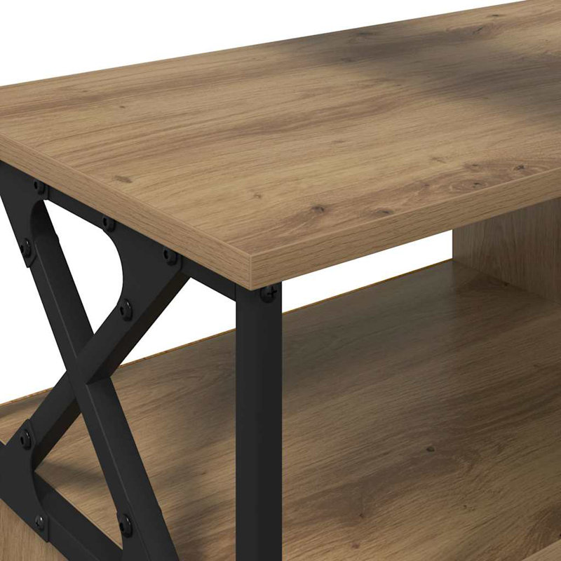 Unfinished TV Stand for TVs up to 40", Artisan Oak