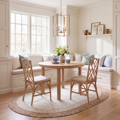 Mansfield Hand Woven Wool/Cotton Rug in Ivory