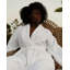 Pellerin Terry Cloth Mid-Calf Bathrobe with Pockets