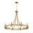 Keyoshia 8-Light Chandelier in Warm Brass-1269598007-1269597994