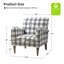 Fauteuil en polyester 29,5 po Arching Farmhouse-42862178