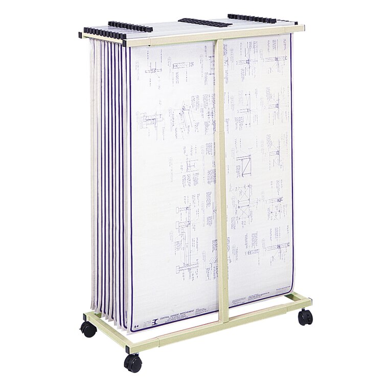 Safco Products Mobile Vertical Hanging Filing Cart | Wayfair