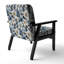 Fauteuil d'appoint rembourré Blue Vintage