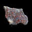 Grande vanadinite sur grille de goethite noire