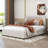 Wood Upholstered Platform Bed with Drawers, Trundle and Headboard-1639318676-1639318666