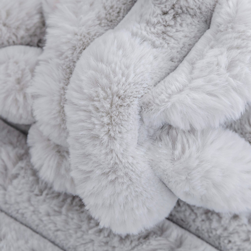 3 Modulaires en gris - confortables et polyvalents avec mousse acrylique en métal, Gris clair