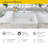Avery 35.75'' L Farmhouse / Apron Single Bowl Fireclay Kitchen Sink