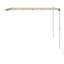Dakota Fields Fabric Beige Cover Retractable Trailer Awning-854196096