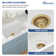 30" L x 18" W Rectangular White Ceramic Single Basin Undermount/Drop-In Kitchen Sink with Sink Grid