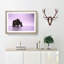 Rock Formation Under a Pink Sky in Iceland - Picture Frame Painting Print-55618371-55618367