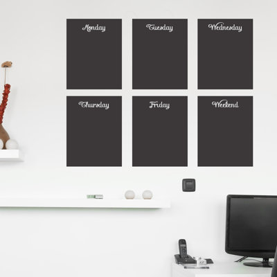Abstract Chalkboard Decal